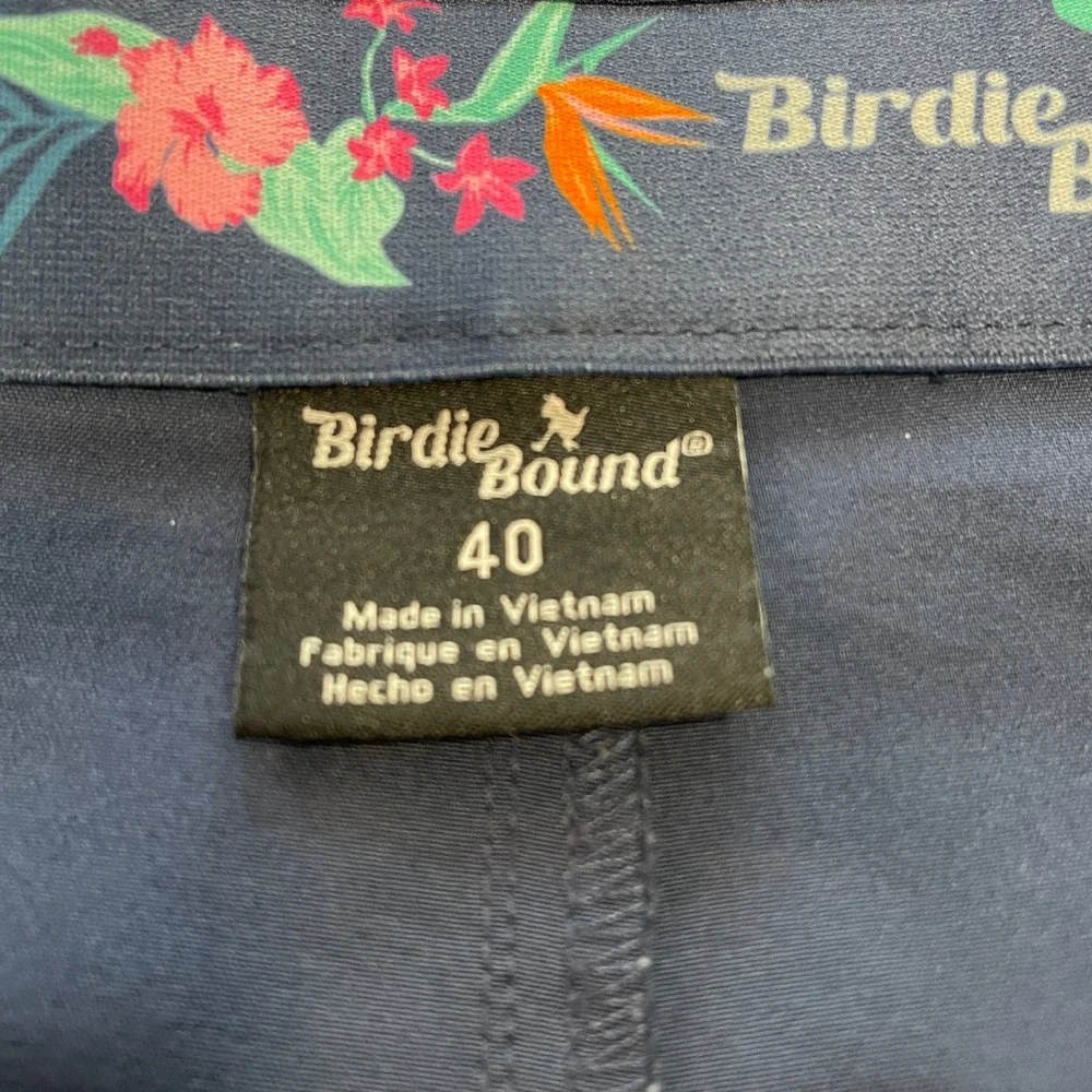 Birdie & Bound Mens Navy Blue Cargo Golf Shorts‎ Size 40 Lightweight Stretch